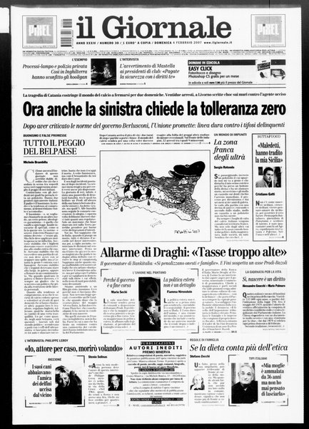 Il giornale : quotidiano del mattino